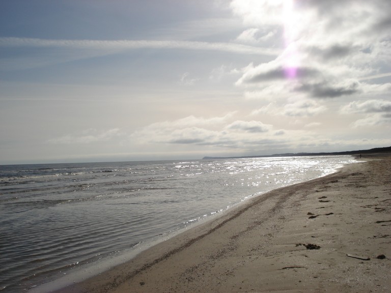 Sonne über der Ostsee