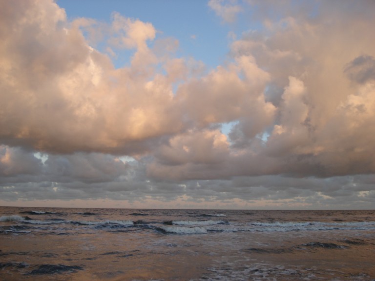 Wolken über der Ostsee