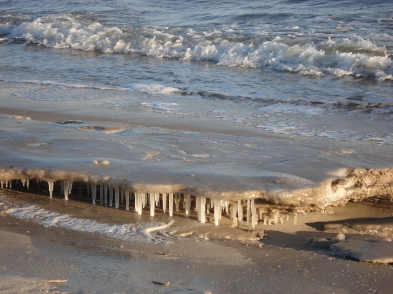 Eis an der Ostsee