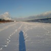 Strand im Winter